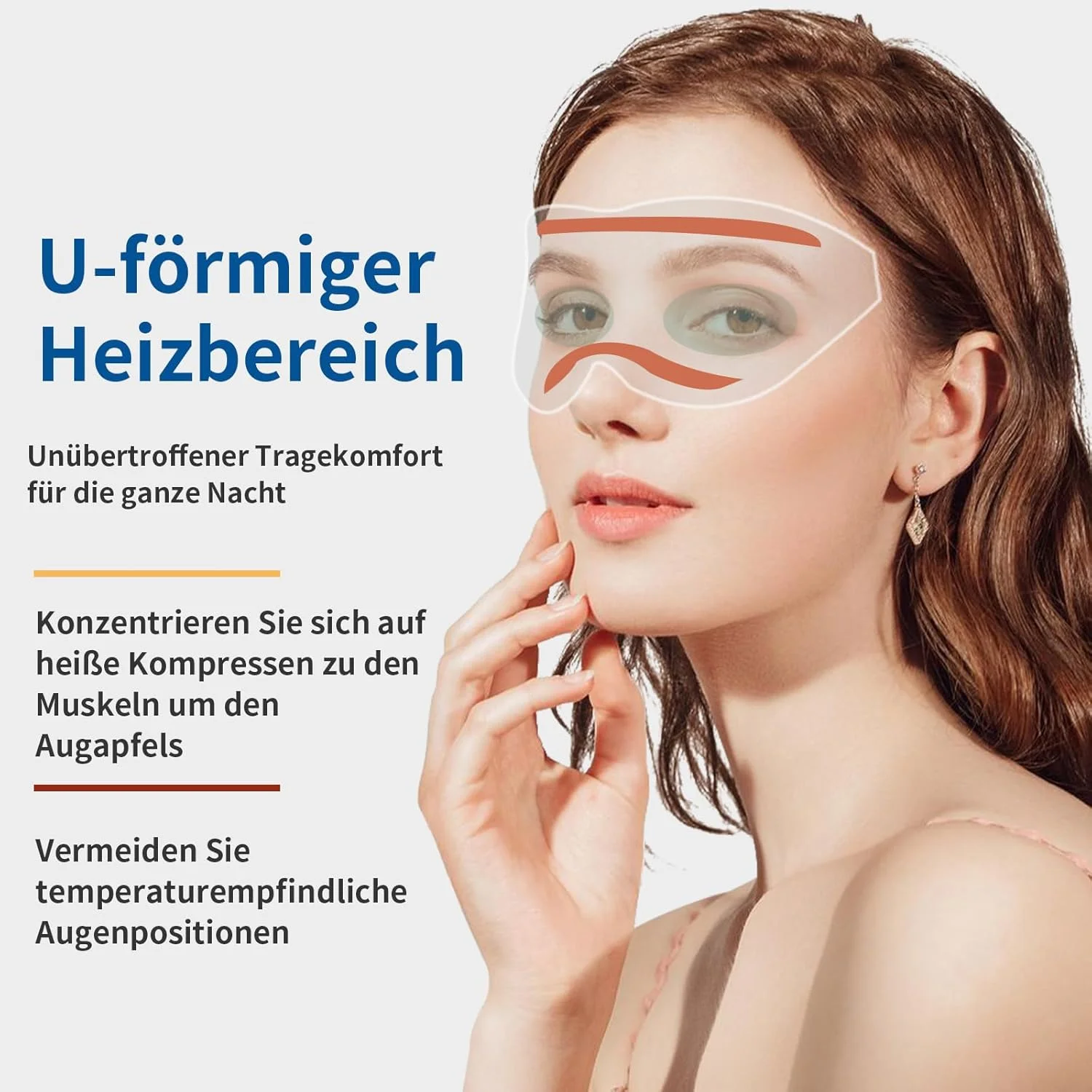 بسته 20 عددی ماسک چشم گرم کننده SDSM، ماسک چشم بخار ملایم برای تسکین خشکی چشم، خستگی چشم، ماسک چشم، ماسک چشم خود گرم شونده، ماسک خواب به آرامش چشم ها کمک می کند (بدون عطر)