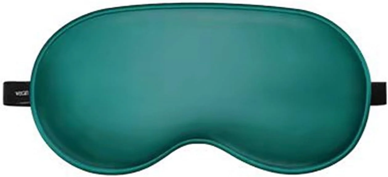 چشم بند خواب ابریشمی وانام، پوشش چشم بخار گرم کننده و کمپرس گرم (رنگ: سبز)