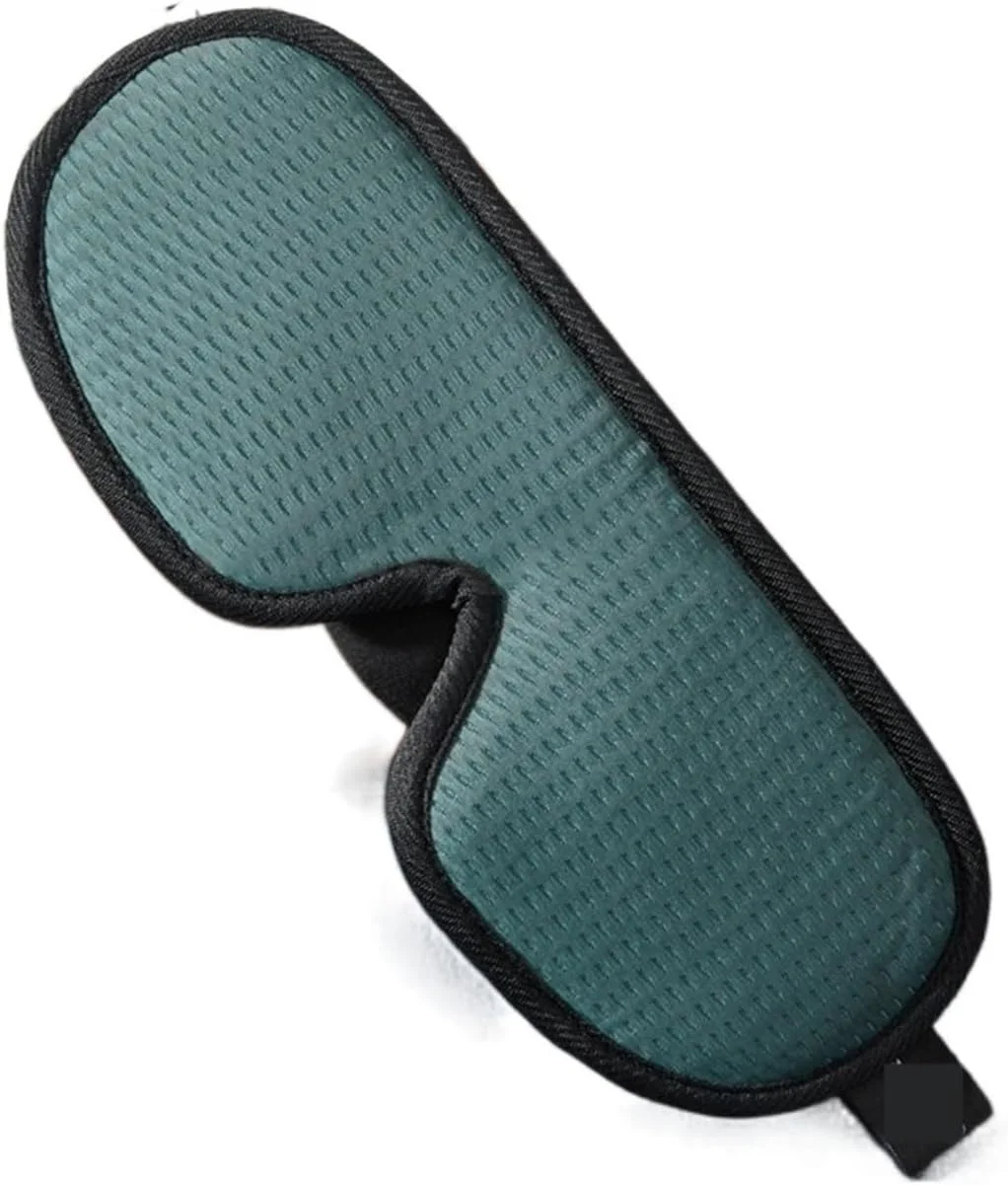 چشم بند خواب راحت و تنفسی وانام مناسب استراحت، مسافرت و خواب بهتر (رنگ: سبز)