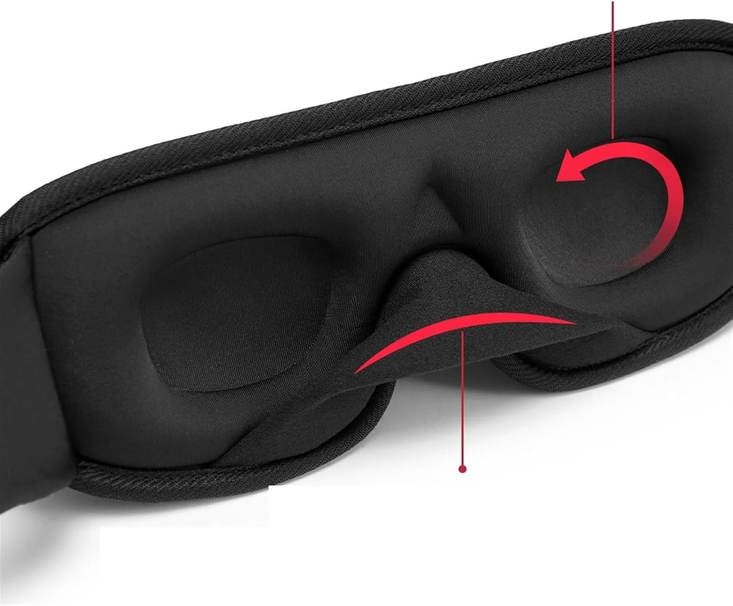 چشم بند خواب راحت و تنفسی وانام مناسب استراحت، مسافرت و خواب بهتر (رنگ: سبز)