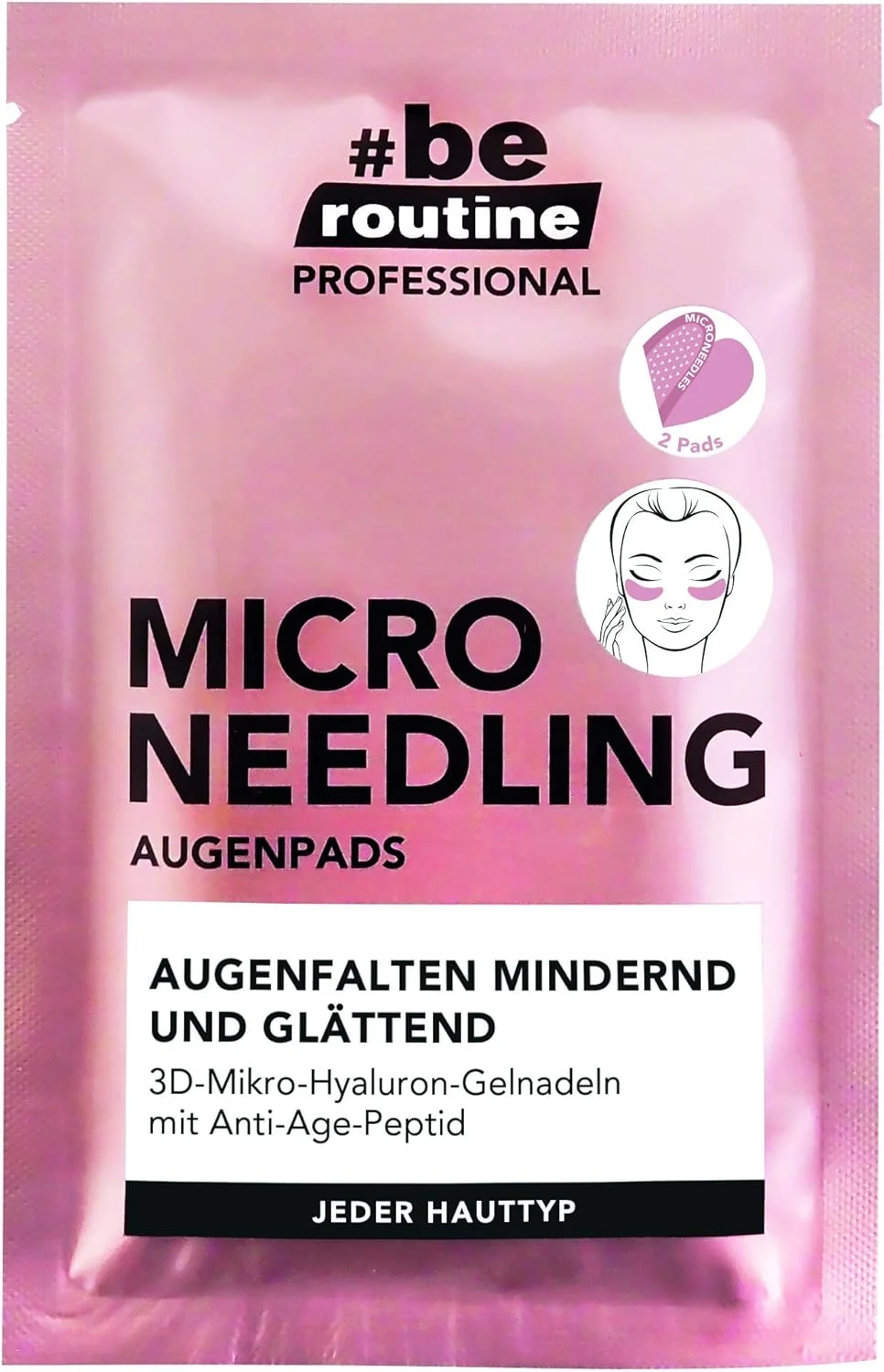 پد زیر چشم سوزنی #be routine، 2 گرم، شفاف، 1 عدد