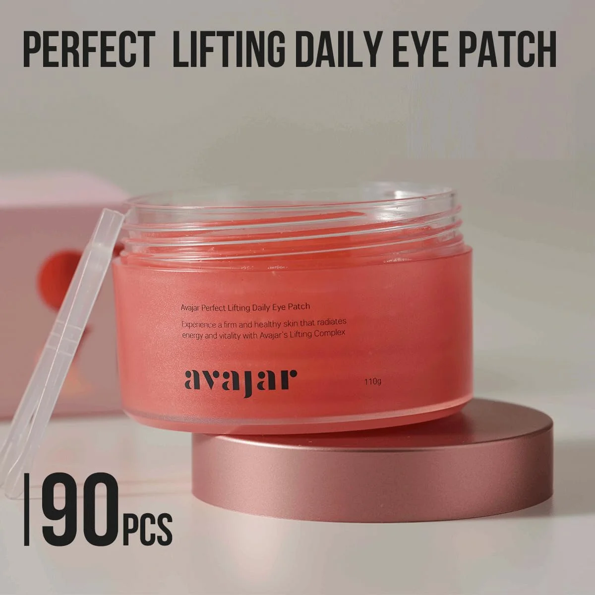 پچ دور چشم روزانه آواژار پرفکت لیفتینگ – پچ های آبرسان و احیا کننده با کلاژن و ترکیب گلبرگ های قرمز، 90 عدد