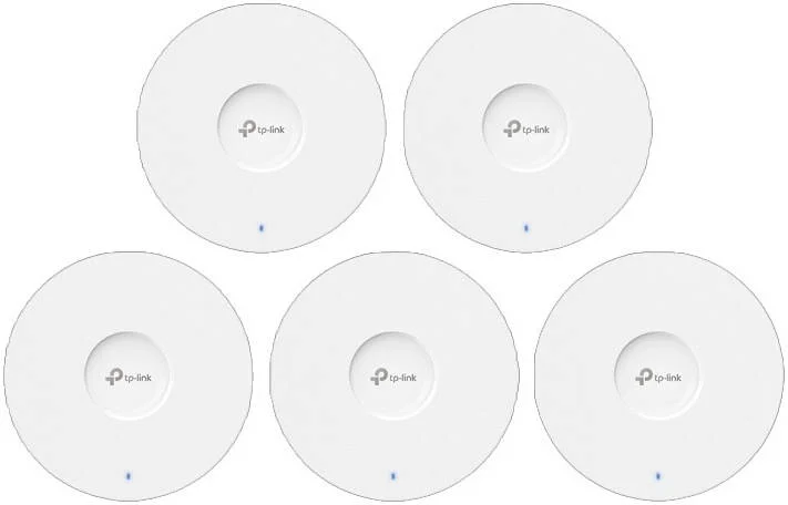 اکسس پوینت سقفی وای فای 6 تی پی-لینک AX1800، دارای 1 پورت گیگابیتی اترنت (RJ-45)، آنتن داخلی Omni، سرعت 5 گیگاهرتز تا 1201 مگابیت بر ثانیه و 2.4 گیگاهرتز تا 574 مگابیت بر ثانیه، بسته سه عددی، سفید | EAP613-3Pack