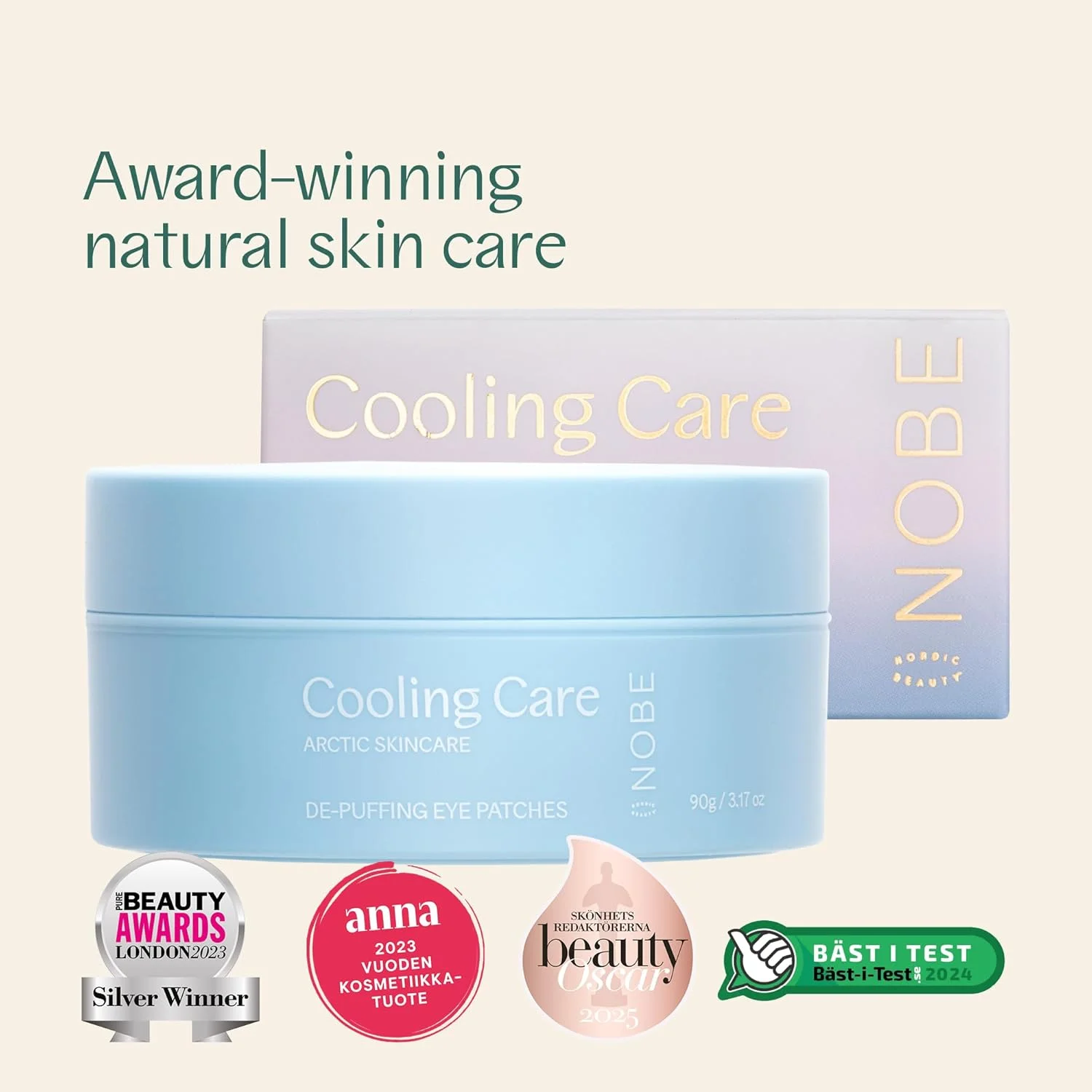 پدهای خنک کننده و رفع پف زیر چشم NOBE - 30 جفت پد هیدروژلی مرطوب کننده برای رفع سیاهی زیر چشم - پدهای خنک کننده، بدون عطر و حاوی هیالورونیک اسید، مراقبت از چشم پدهای خنک کننده و رفع پف زیر چشم NOBE - 30 جفت پد هیدروژلی مرطوب کننده برای رفع سیاهی زیر چشم - پدهای خنک کننده، بدون عطر و حاوی هیالورونیک اسید، مراقبت از چشم