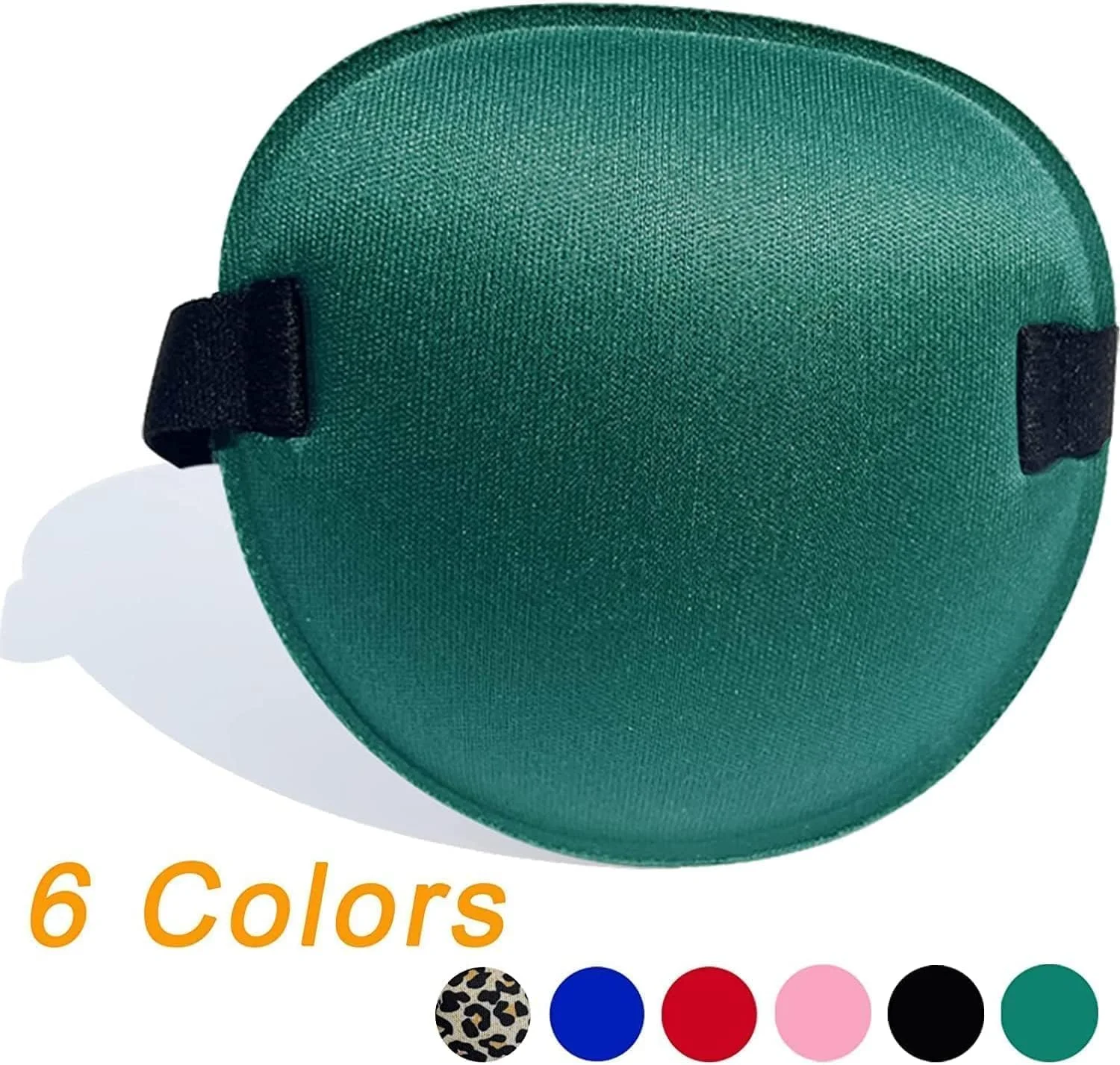 پد چشم 6 عددی، پدهای چشمی نرم، پد چشم قابل تنظیم برای بزرگسالان و کودکان، پدهای چشم برای چشم چپ یا راست، طراحی شیار سه بعدی، تنفس پذیر، برای تمرین تنبلی چشم