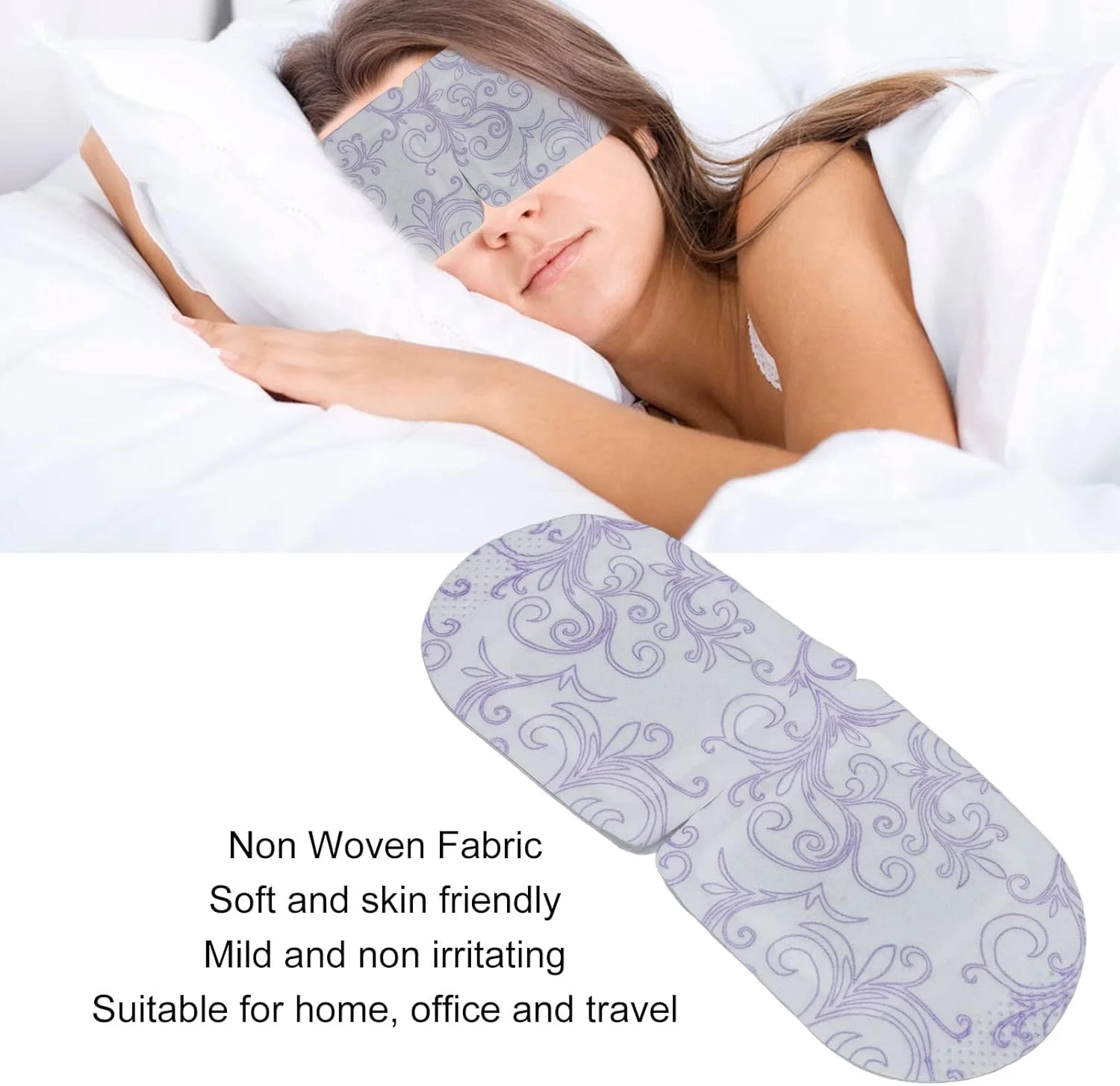 پد بخار چشم، 20 عدد پد یکبار مصرف قابل حمل برای مراقبت از چشم، تسکین خستگی چشم، کمپرس گرم، مراقبت از چشم برای خانه و محل کار