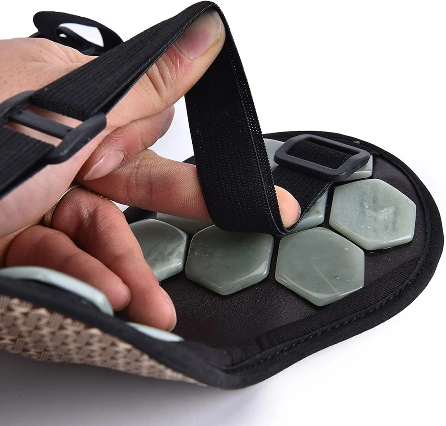 ماسک چشم گرمایی ژرمانیوم، ماسک چشم الکتریکی حرارتی برای مراقبت از چشم، مناسب سفر، ماسک خواب صورت چند منظوره (آبی تیره)