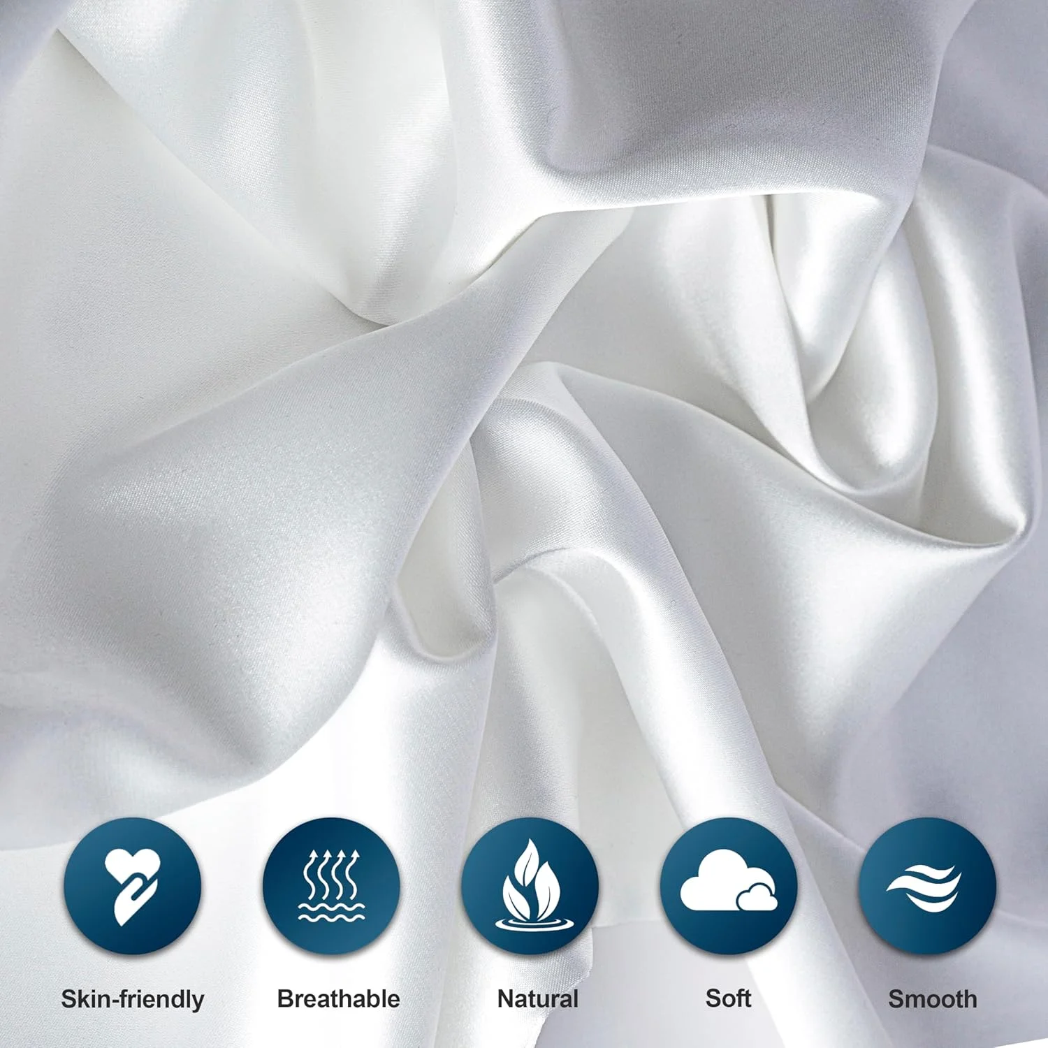 ست هدیه چشم بند خواب - شامل روبالشی ابریشم توت فرنگی سایز کوئین 22 Momme، چشم بند خواب و اسکرانچی ابریشمی - هدیه تولد برای بهترین دوست شما، هدیه ساقدوش عروس