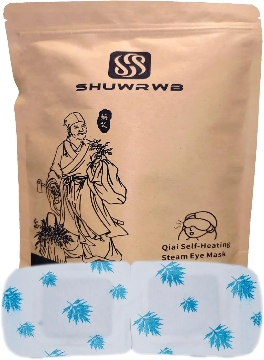 ماسک چشم بخار خود گرم شونده Qiai، بسته 10 عددی برای خواب بهتر و اسپا چشم | کاهش سیاهی و پف زیر چشم | تسکین خستگی، خشکی و خارش چشم | کاهش چین و چروک | ماسک چشم گرم شونده قابل حمل برای مراقبت شخصی