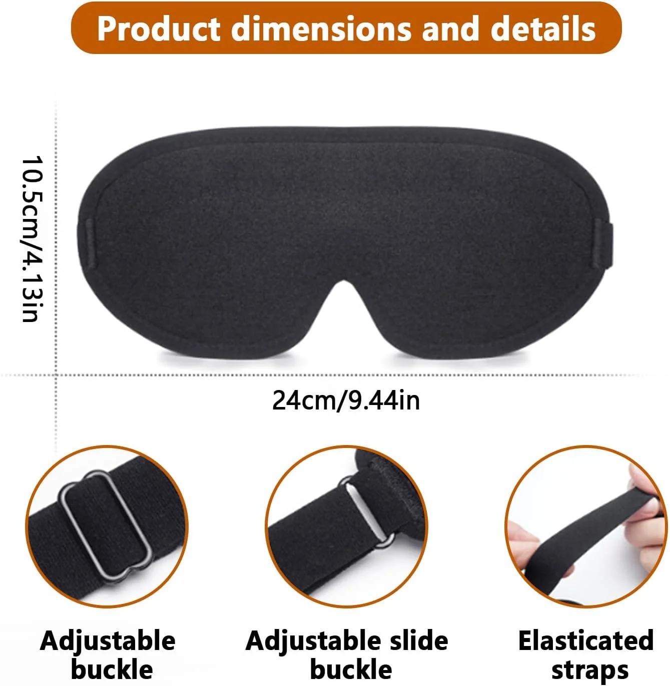 ماسک چشم برای خواب راحت و جلوگیری از نور، ماسک چشم تنفسی، ماسک چشم پزشکی، بند قابل تنظیم، سازگار با پوست، ابریشمی، فوق العاده نرم
