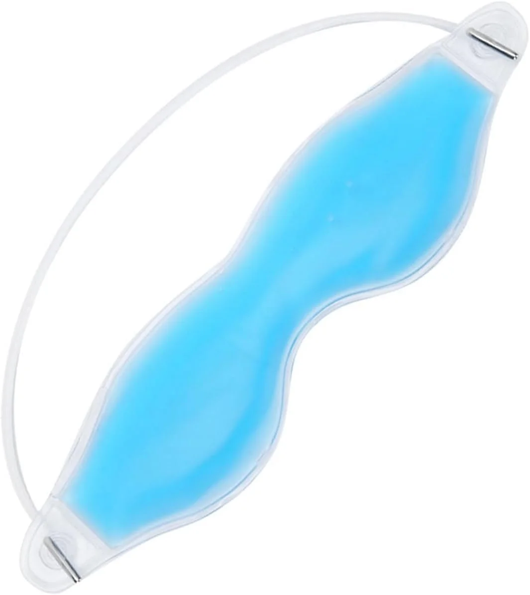 ماسک چشم ژلی خنک کننده تابستانی قابل استفاده مجدد - کمپرس یخ برای رفع پف و سیاهی دور چشم، ماسک خواب آرامش بخش با بند قابل تنظیم برای آقایان و بانوان، لوازم ضروری اسپا و مسافرت