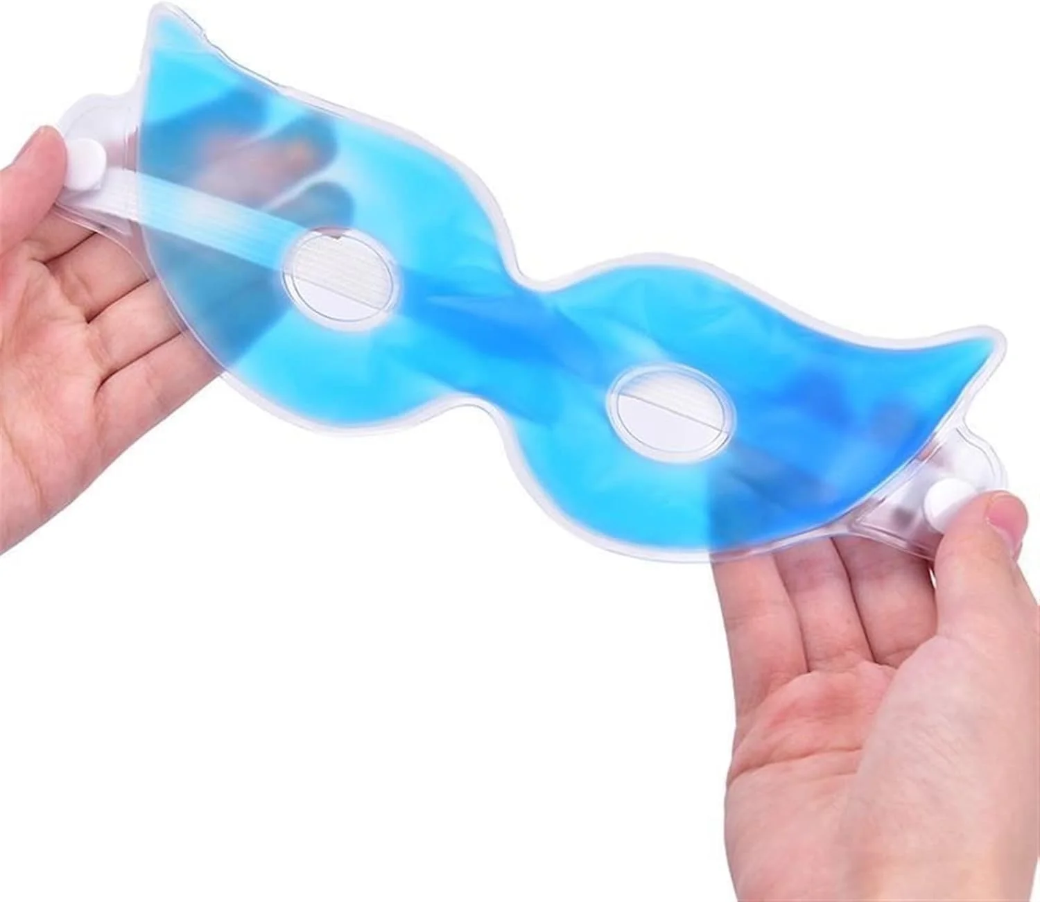 ماسک چشم کیسه یخ، کمپرس سرد و گرم خنک کننده با ماسک چشم یخی، ماسک چشم ژلی خنک کننده برای خواب