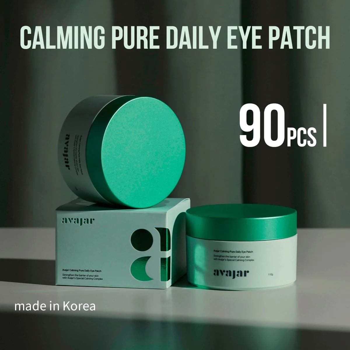 پچ دور چشم روزانه تسکین دهنده آواژار – پچ های التیام بخش و آبرسان، 90 عدد