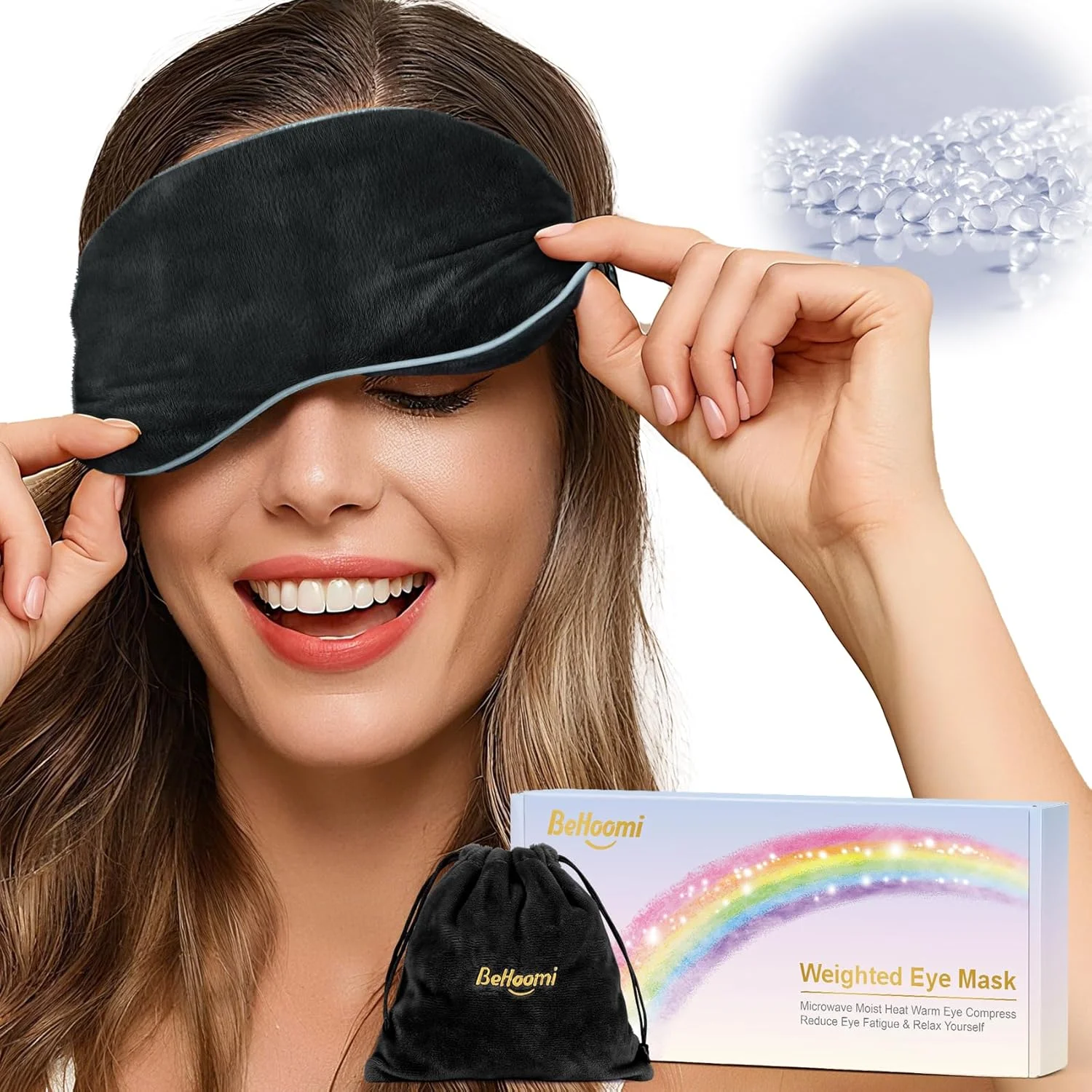 ماسک چشم گرمایشی کمپرس گرم برای چشم، ماسک چشم وزنی آرامش بخش برای خواب، پد گرم کننده مرطوب مایکروویو کمپرس گرم برای آرامش چشم، ماسک خواب قابل استفاده مجدد برای خانه، دفتر (مشکی) ماسک چشم گرمایشی کمپرس گرم برای چشم، ماسک چشم وزنی آرامش بخش برای خواب، پد گرم کننده مرطوب مایکروویو کمپرس گرم برای آرامش چشم، ماسک خواب قابل استفاده مجدد برای خانه، دفتر (مشکی)