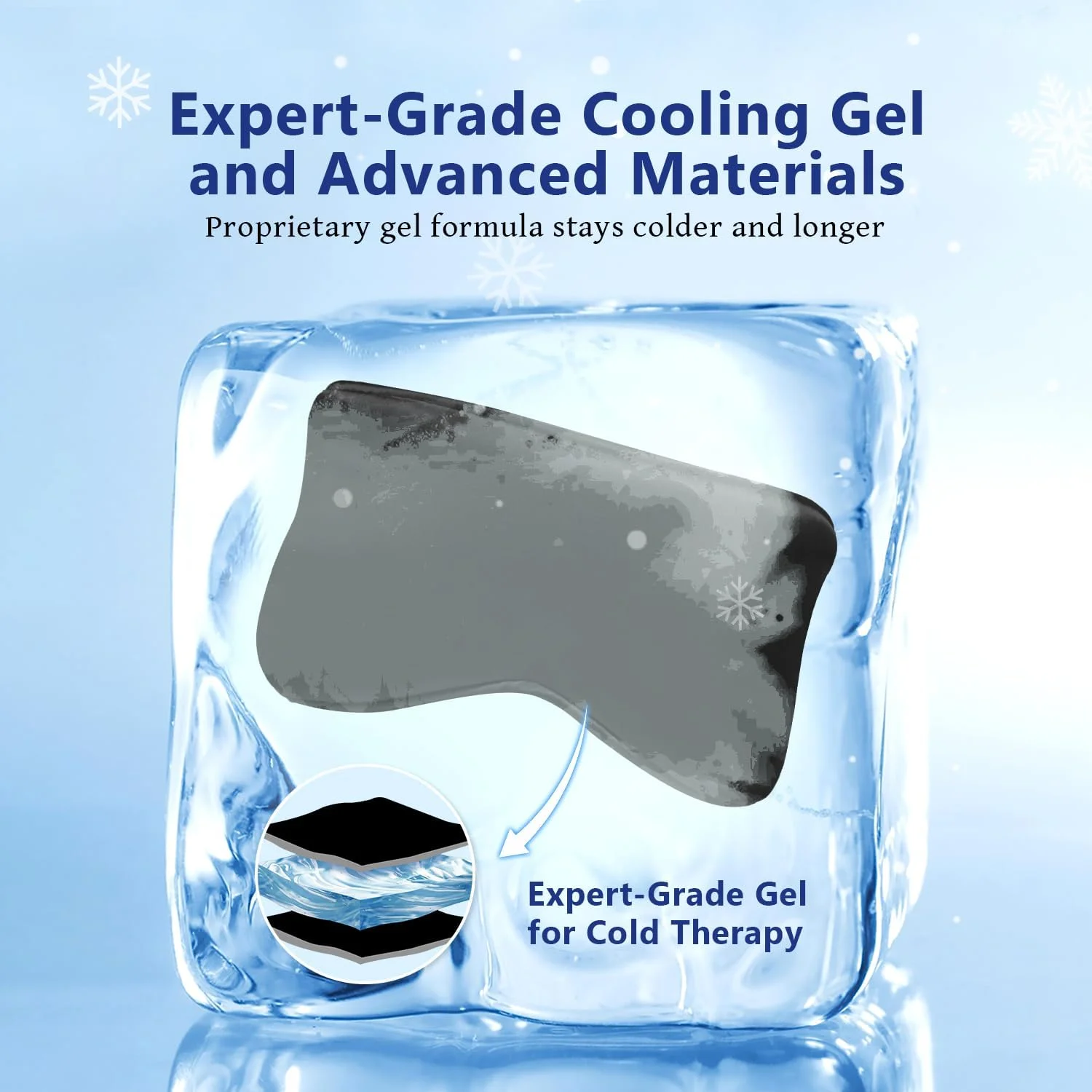 ماسک چشم خنک کننده ابریشمی برای خواب، تسکین سردرد میگرنی، کمپرس سرد ژلی، پک یخ صورت برای خستگی چشم، سیاهی و پف زیر چشم، هدیه آرامش بخش برای زنان و مردان، قابل استفاده مجدد - بسته 2 عددی