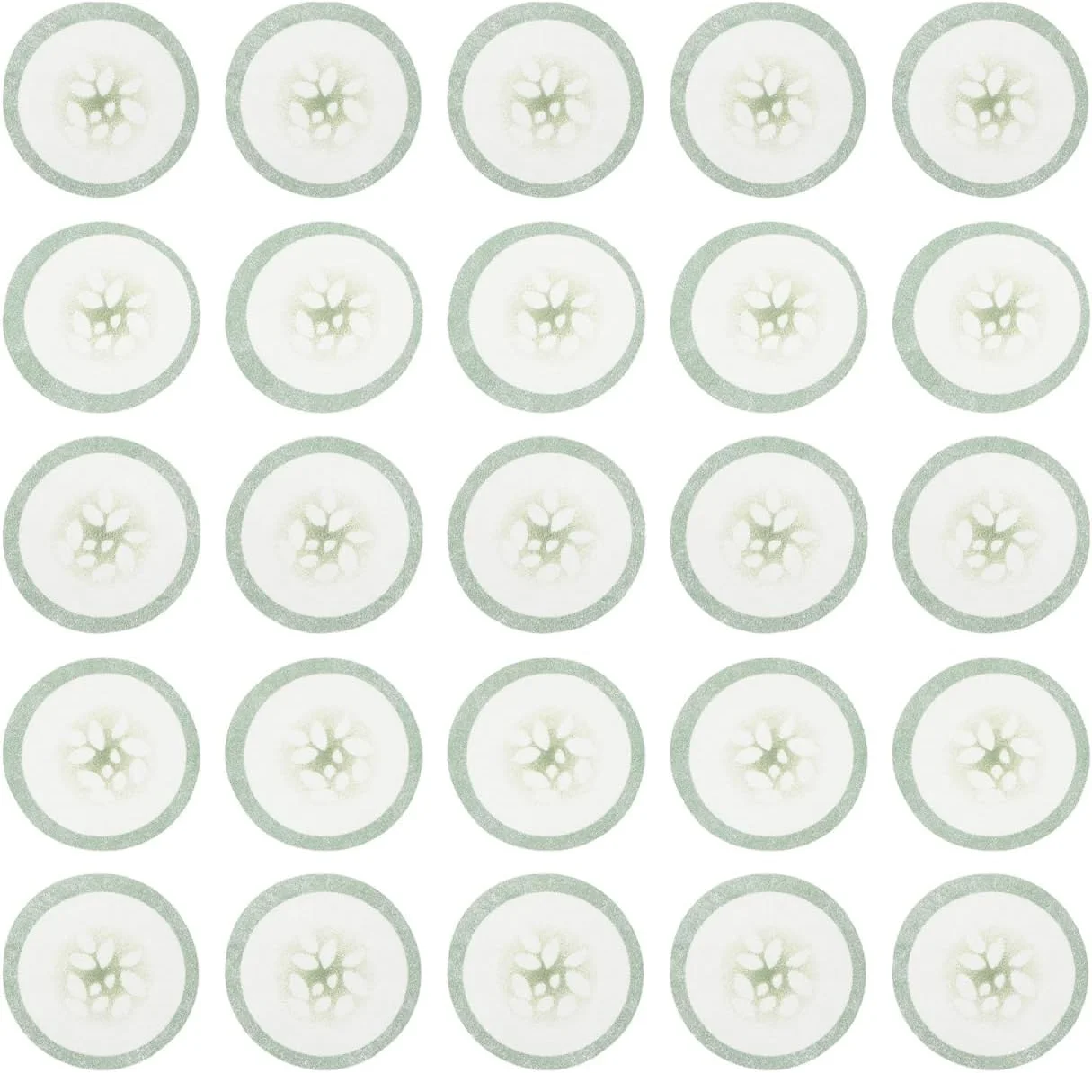 پدهای ماسک چشم خیار COHEALI، 100 عددی، ماسک های یکبار مصرف مراقبت از پوست چشم، پدهای غیر بافته شده، کاغذهای چشمی خانگی