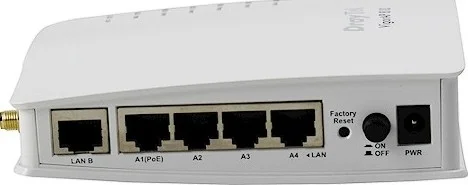 اکسس پوینت وایرلس DrayTek 11N به همراه سوئیچ 5 پورت Fast Ethernet، 300 مگابیت بر ثانیه، IEEE 802.11b/g/n 2x2 MIMO، 10 وات | VigorAP810