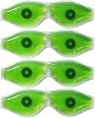 ماسک چشم ژلی خنک کننده آلوئه ورا، ماسک خواب خنک کننده یخی تابستانی برای پدهای چشم، رفع سیاهی دور چشم، خستگی، پدهای خنک کننده چشم، مراقبت از چشم (بسته 4 عددی ماسک)