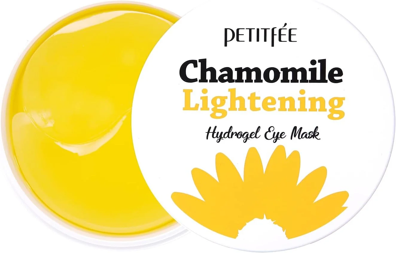 پتیتفی، ماسک دور چشم هیدروژل روشن کننده بابونه، 60 عدد، 84 گرم