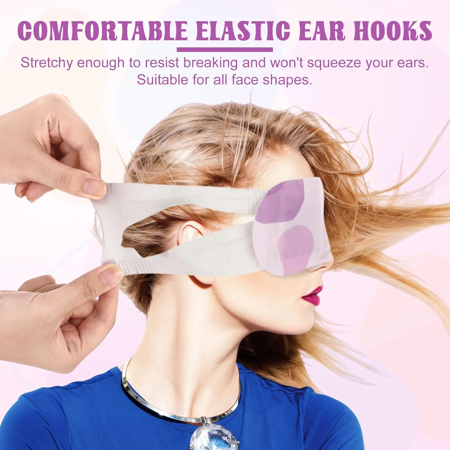 100 عدد ماسک چشم بخار گرم یکبار مصرف، کمپرس گرم برای منزل، محل کار، مسافرت، رفع خستگی چشم و خواب آرام