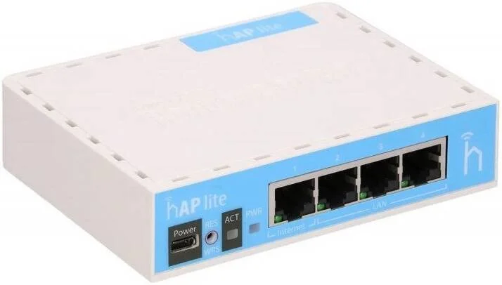 اکسس پوینت MikroTik hAP LITE AP، دوال-چین 2.4GHz، نرخ داده 300Mbit/s، وای-فای 4، 4 پورت اترنت 10/100، تراشه QCA9533-BL3A، رم 32 مگابایت، سفید | RB941-2nD اکسس پوینت MikroTik hAP LITE AP، دوال-چین 2.4GHz، نرخ داده 300Mbit/s، وای-فای 4، 4 پورت اترنت 10/100، تراشه QCA9533-BL3A، رم 32 مگابایت، سفید | RB941-2nD