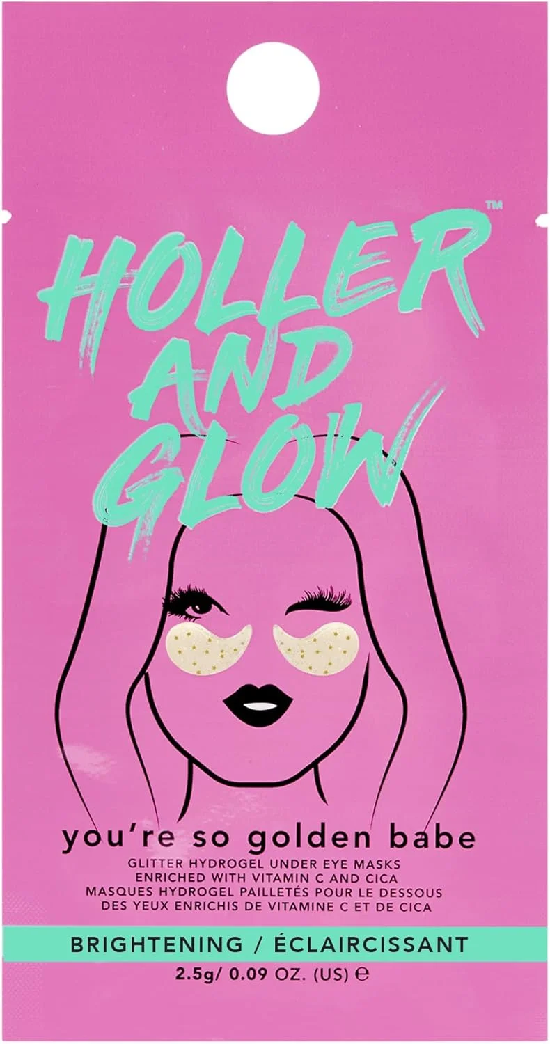 ماسک زیر چشم هیدروژل اکلیلی Nails Inc Holler and Glow You're So Golden Babe