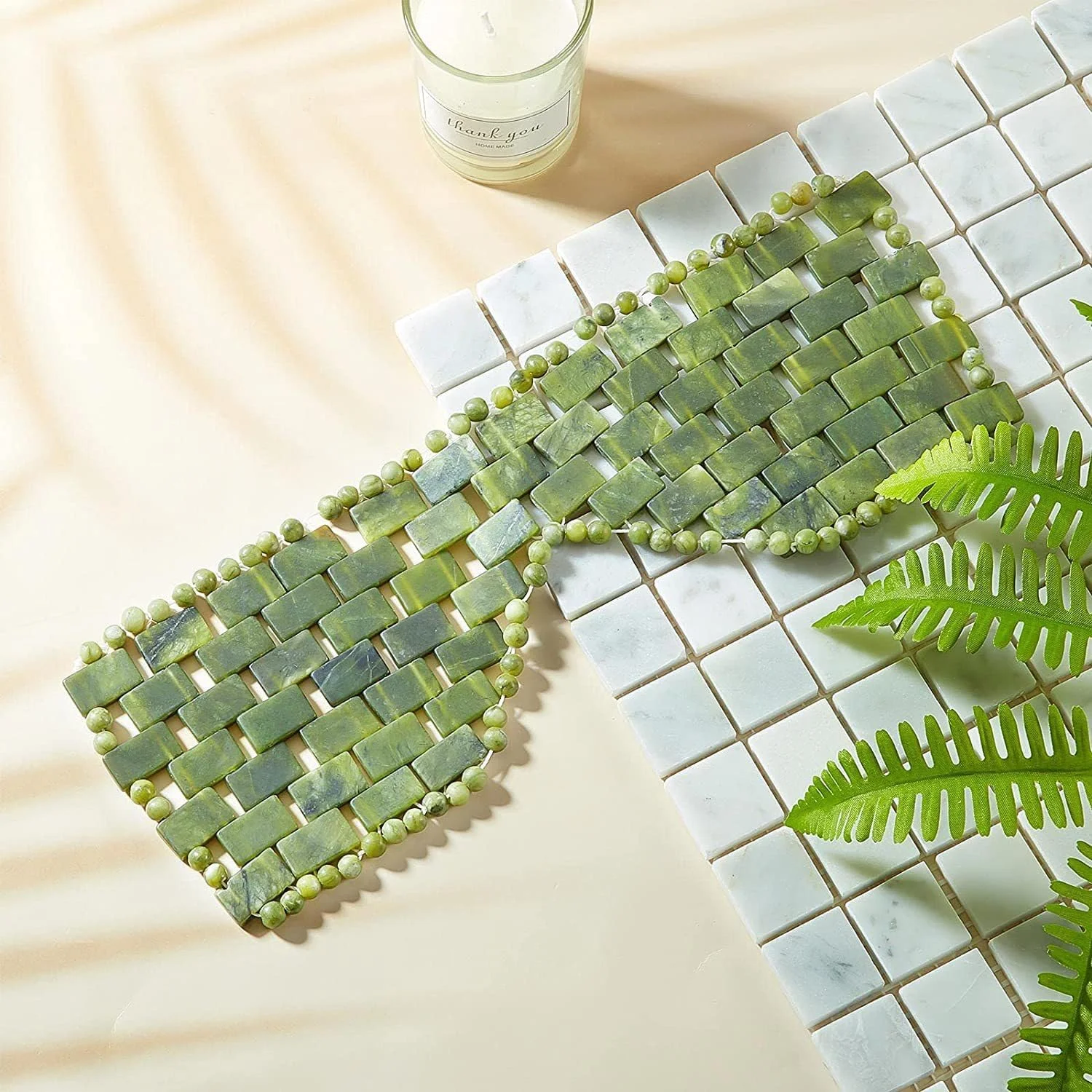 ست ماسک چشم یشم و غلتک یشم، ماسک صورت سنگی یشم و ابزار مراقبت از پوست ماساژور غلتکی صورت، ماساژور صورت و چشم