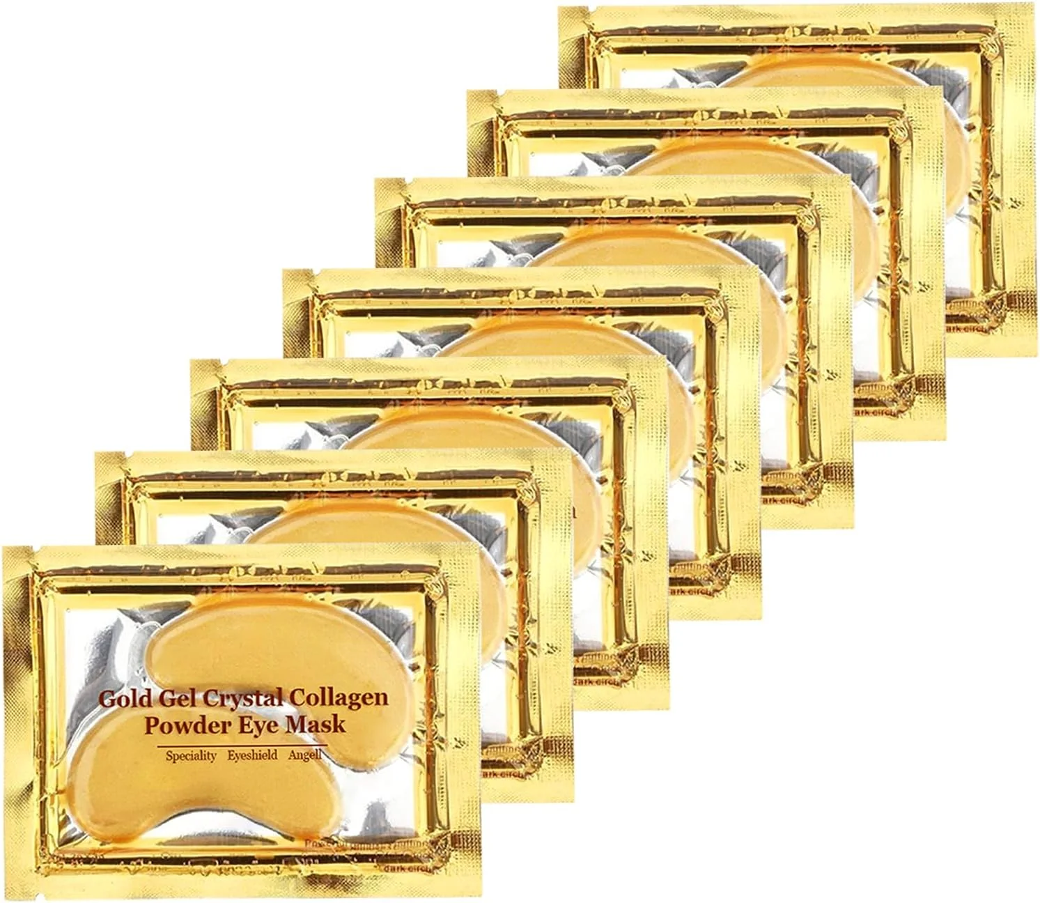 روتوس Adofect، 30 جفت ماسک چشم طلایی، ماسک های کلاژن ژل کریستالی قوی، عالی برای ضد پیری، سیاهی دور چشم و پف کردگی