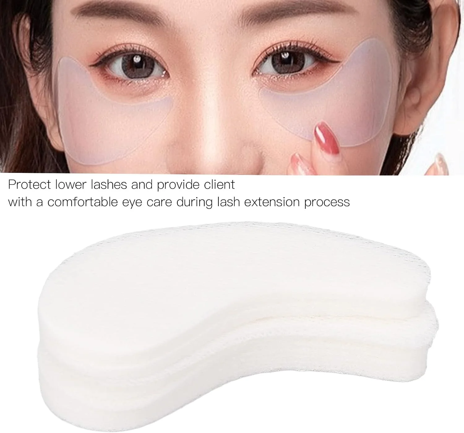 ۱۶۰ عدد ورق ماسک چشم یکبار مصرف، مناسب برای مراقبت از پوست، اسپا، آرایشی و بهداشتی