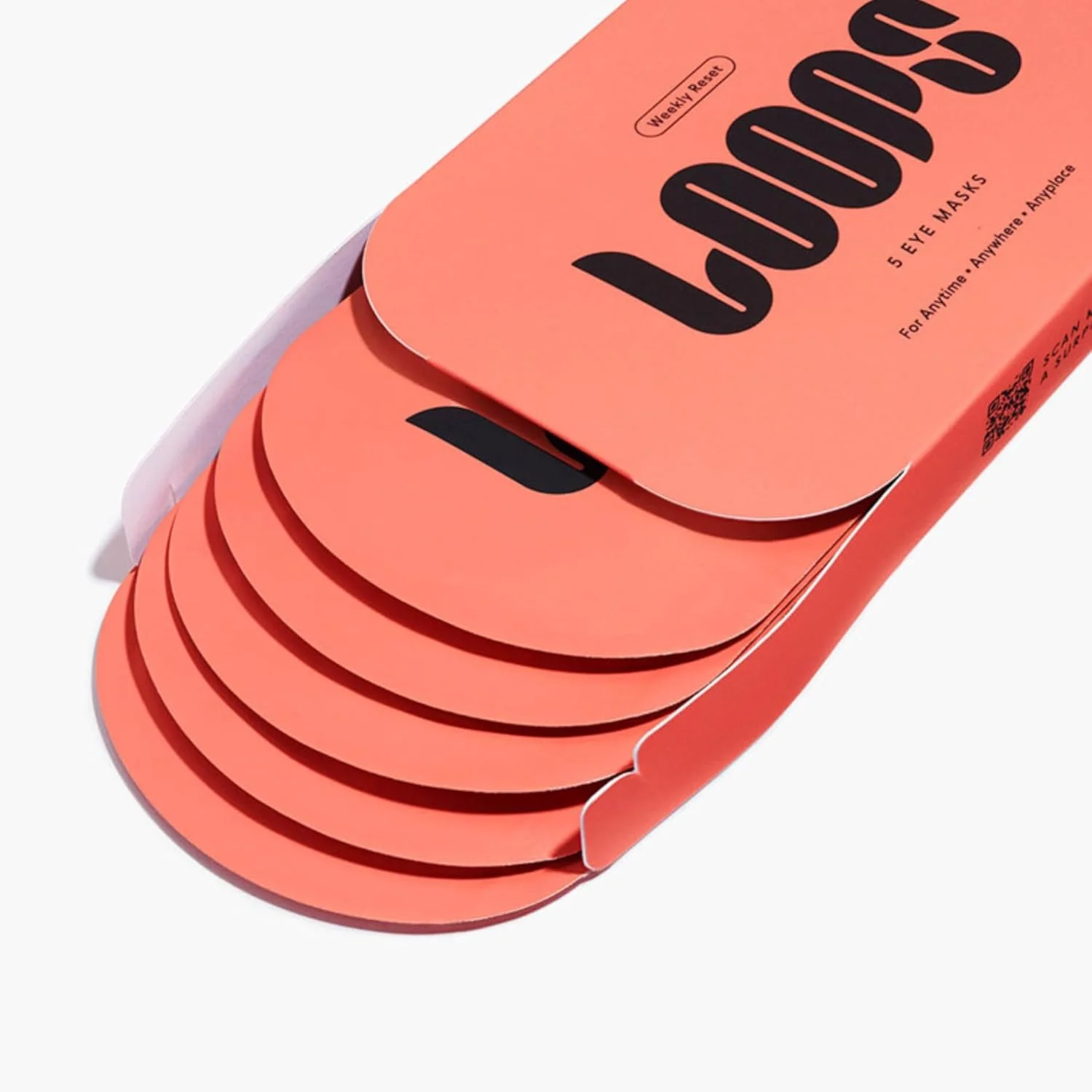 LOOPS WEEKLY RESET - کیت ماسک چشم هیدروژل احیا کننده - روشن کننده، آبرسان، مغذی و کمک به کاهش چین و چروک برای چشم های شاداب - کاهش علائم پف کردگی - برای پوستی با ظاهر ارتجاعی - 5 عدد