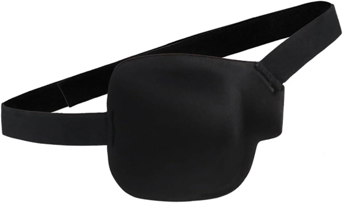 پتکاو 3 عدد ماسک تک چشمی قابل تنظیم، پد چشمی راحت برای آمبلیوپی و استرابیسم، طراحی شده برای پوشش بیشتر برای بزرگسالان با چشم تنبل