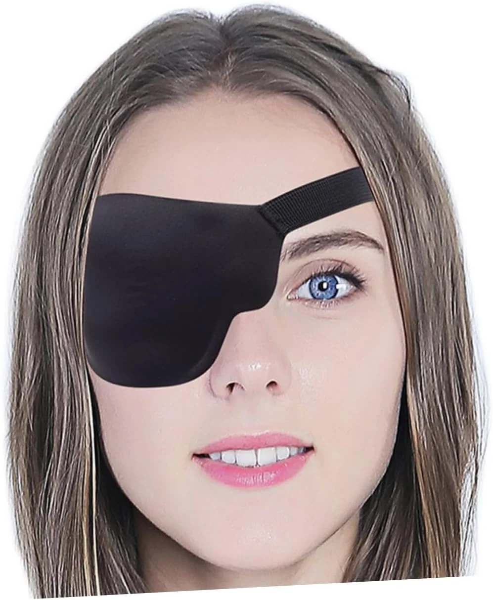 پتکاو 3 عدد ماسک تک چشمی قابل تنظیم، پد چشمی راحت برای آمبلیوپی و استرابیسم، طراحی شده برای پوشش بیشتر برای بزرگسالان با چشم تنبل