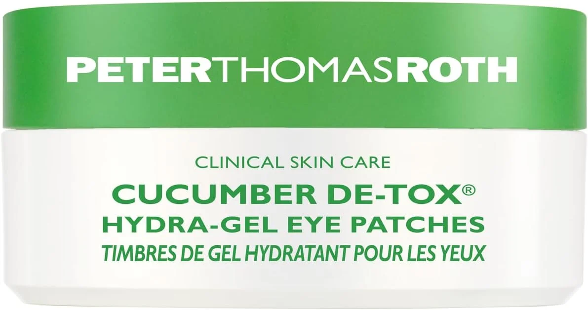 پدهای دور چشم خیار پیتر توماس روث - 15 جفت پد خنک کننده چشم با عصاره خیار، بابونه، آلوئه ورا، هیالورونیک و نیاسینامید برای ضد پیری، ضد پف، چروک و تیرگی