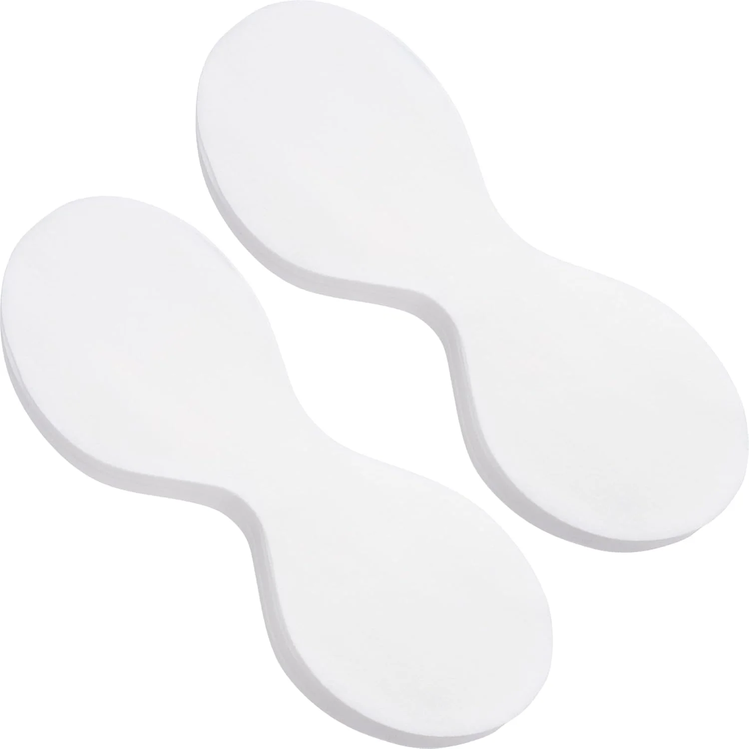 ۲۰۰ عدد پد یکبار مصرف مراقبت از چشم، پدهای چشمی پنبه‌ای غیر بافته شده برای مراقبت از پوست خانگی، ورقه‌های کاغذی ماسک چشم شفاف برای سالن‌های زیبایی و استفاده در اسپا خانگی