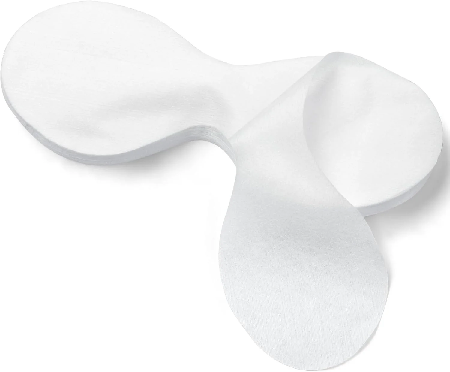 پد ماسک چشم یکبار مصرف جوز واندرفول، 50 عددی، پد های غیر بافته مراقبت از چشم، پد های پنبه ای اسپا برای صورت، ورقه های زیبایی ماسک چشم شفاف برای آرایش