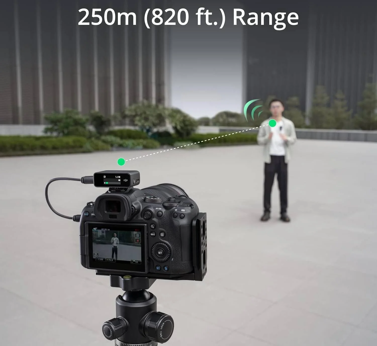 DJI Mic (1 TX + 1 RX)، میکروفون یقه ای بی سیم، برد 250 متری، 14 ساعت ضبط، میکروفون بی سیم برای کامپیوتر، آیفون، دوربین ها، ولاگ ها، پخش زنده، نسخه امارات