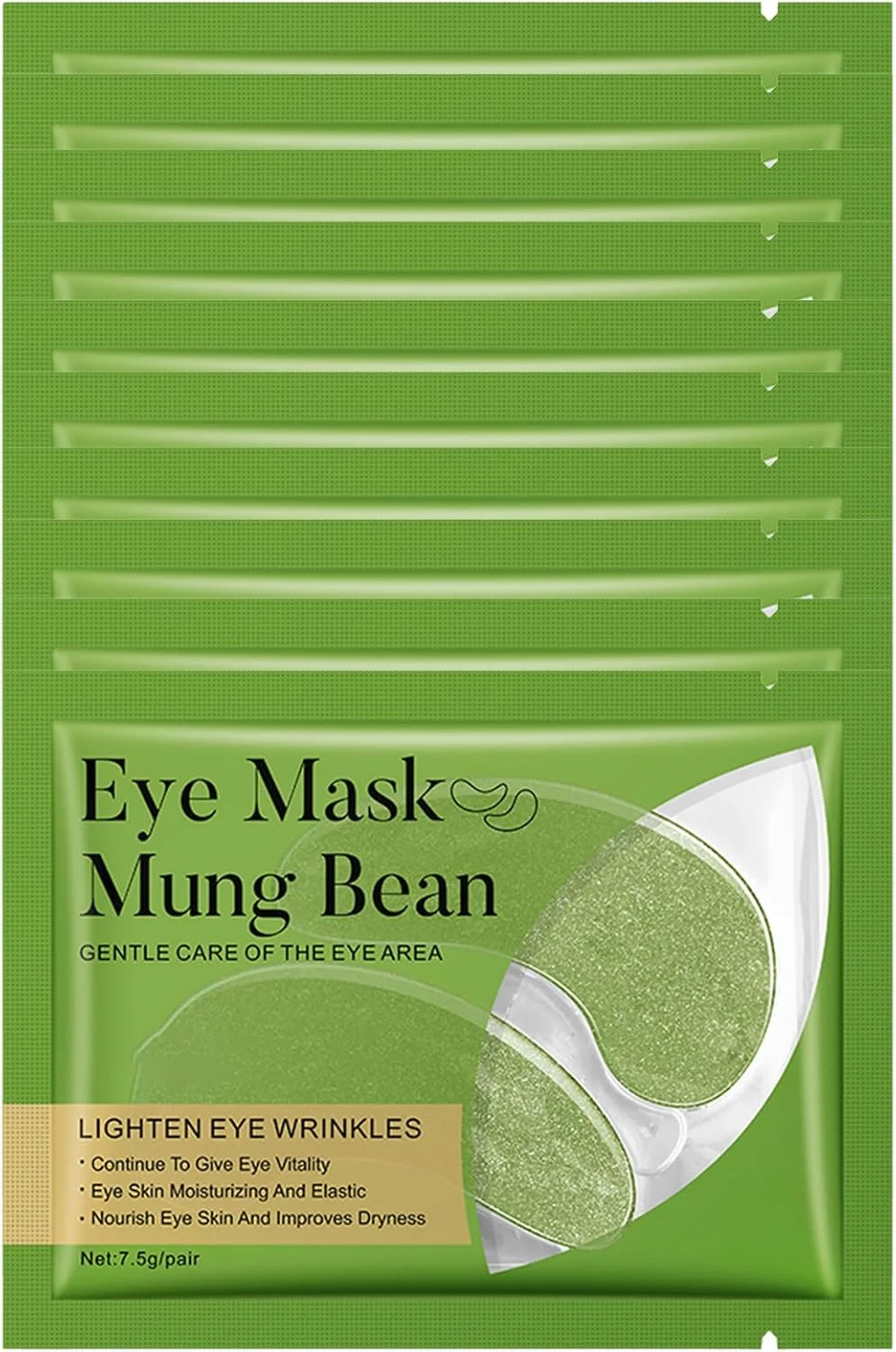 بسته 10 عددی پدهای دور چشم برای کاهش تیرگی، پدهای دور چشم کاهش دهنده تیرگی، ماسک مرطوب کننده چشم، برای پوست خشک و شکننده، برای آبرسانی مطلوب ناحیه دور چشم ماسک صورت4 (2)