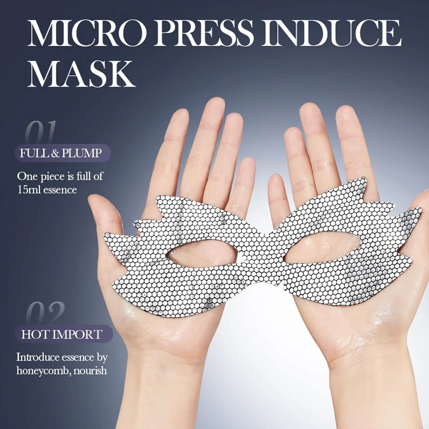 ماسک دور چشم سفت کننده و ضد چروک کافئین - بسته 15 عددی - پدهای دور چشم برای رفع سیاهی، پف و چروک - مرطوب کننده و سفت کننده - مراقبت وگان برای پوست شاداب و درخشان