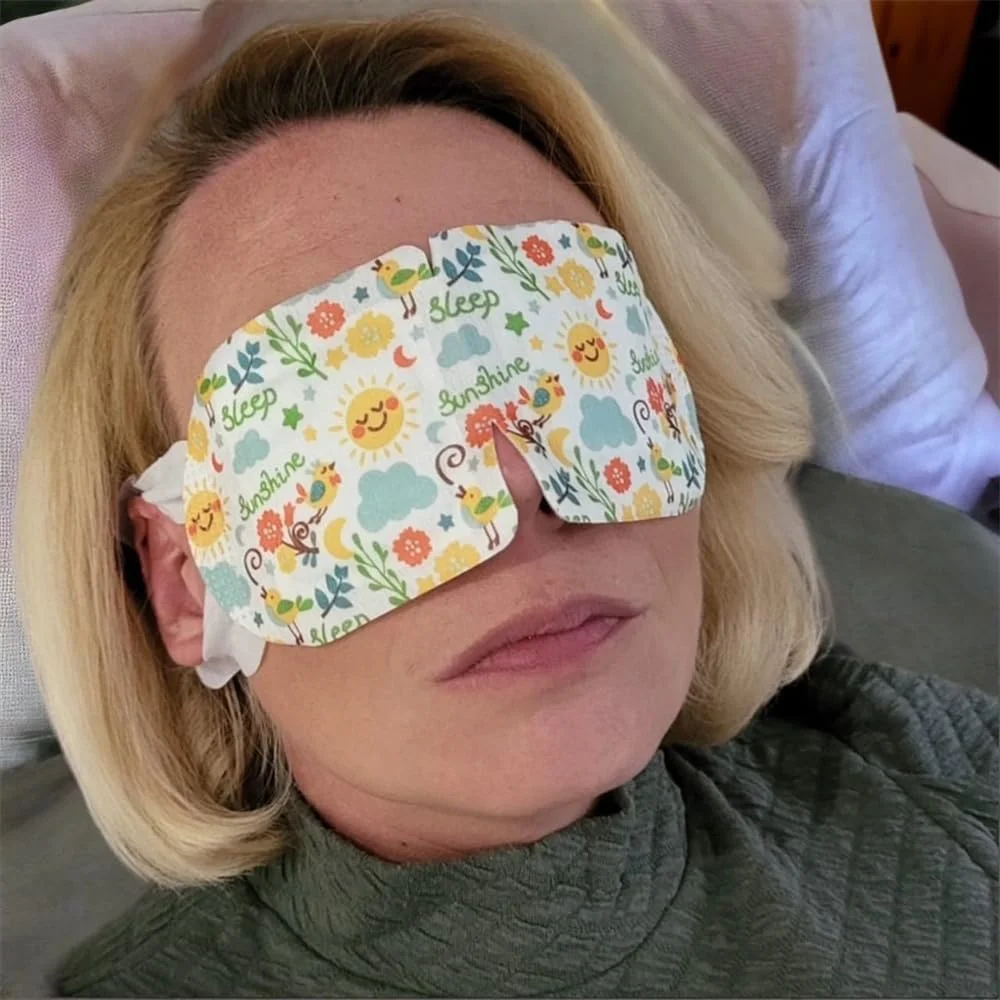 ماسک چشم بخار Azonee، بسته 10 عددی ماسک چشم برای سیاهی و پف زیر چشم، ماسک های بخار ملایم خود گرم شونده برای تسکین خستگی چشم، ماسک های یکبار مصرف خواب گرم چشم - رایحه اسطوخودوس ملایم