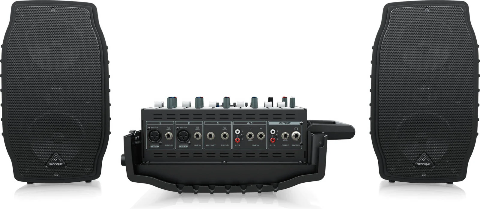 میکسر پاور کامپکت 5 کاناله 200 واتی بیرینگر PPA200 با قابلیت اتصال میکروفون بی سیم، پردازنده Multi-FX کلارک تکنیک و سیستم تشخیص فیدبک FBQ، مشکی | PPA200 میکسر پاور کامپکت 5 کاناله 200 واتی بیرینگر PPA200 با قابلیت اتصال میکروفون بی سیم، پردازنده Multi-FX کلارک تکنیک و سیستم تشخیص فیدبک FBQ، مشکی | PPA200