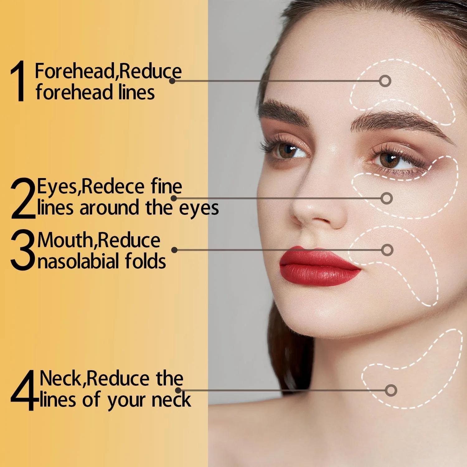 مجموعه ۲۰ عددی ماسک لب و ماسک چشم ااکرو، ماسک لب و چشم کلاژن طلای ۲۴ عیار ژل کریستالی قوی، تغذیه موثر پوست لب و چشم، پچ های ضد پیری چشم برای مرطوب کردن، کاهش خطوط ریز و سیاهی دور چشم
