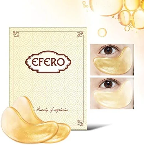 ماسک چشم کلاژن طلایی 30 عددی (15 جفت) پچ های مراقبت از چشم برای رفع سیاهی دور چشم، ضد پف، کرم ضد پیری و مرطوب کننده