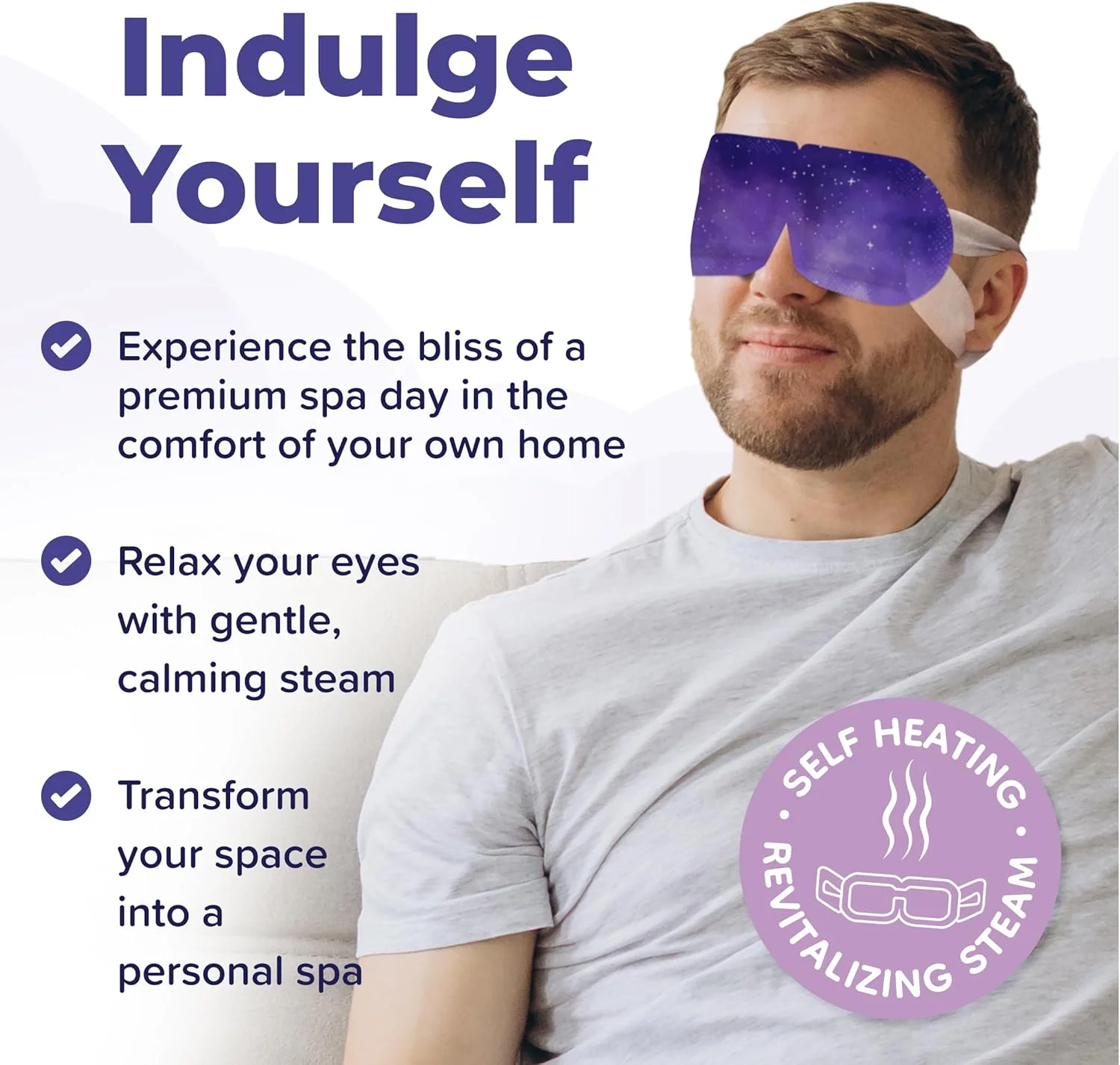 ماسک چشم گرم برای خشکی چشم - 16 عدد ماسک چشم بخار خود گرم شونده - کمپرس گرم برای چشم - گرم کننده و آماده استفاده برای خواب و آرامش - کمپرس چشم گرم در حال حرکت برای ملزومات سفر خشکی چشم