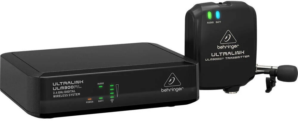 سیستم میکروفون یقه ای بی سیم Behringer ULM300LAV 2.4 گیگاهرتز، کاردیوئید، فرستنده و گیرنده کمری، برد 30 متر، مشکی | ULM300LAV سیستم میکروفون یقه ای بی سیم Behringer ULM300LAV 2.4 گیگاهرتز، کاردیوئید، فرستنده و گیرنده کمری، برد 30 متر، مشکی | ULM300LAV
