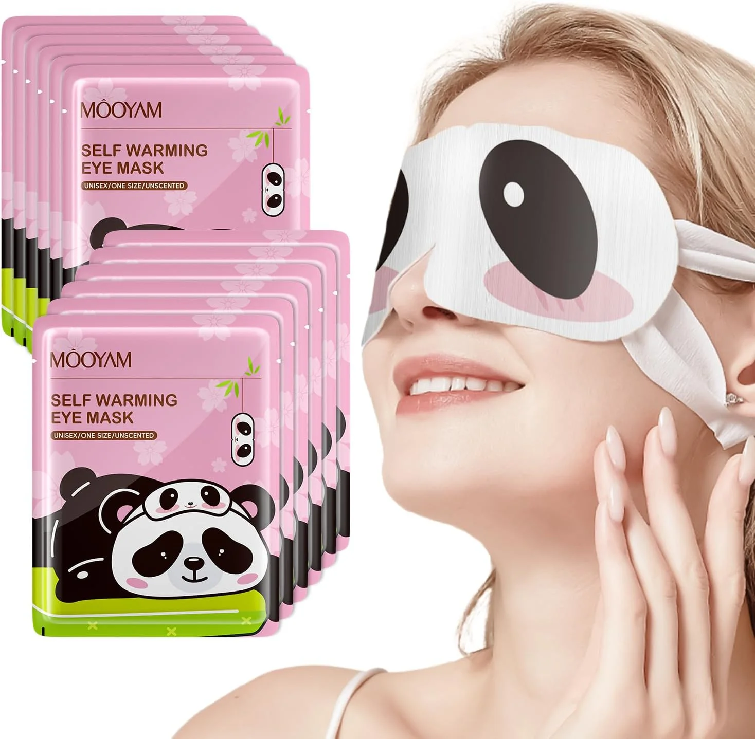 ماسک چشم بخار HIQUAY بسته 4 عددی، ماسک چشم خود گرم شونده برای خشکی چشم، ماسک چشم گرم بخار خود گرم شونده برای تسکین فوری خستگی، حلقه تیره و پف کردگی ماسک چشم بخار HIQUAY بسته 4 عددی، ماسک چشم خود گرم شونده برای خشکی چشم، ماسک چشم گرم بخار خود گرم شونده برای تسکین فوری خستگی، حلقه تیره و پف کردگی