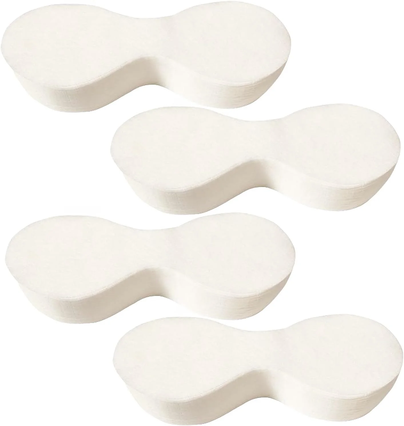 ۴۰۰ عدد ماسک چشم یکبار مصرف، کاغذ چشم غیر بافته DIY، پدهای چشمی پنبه ای اسپا برای صورت، روکش های یکبار مصرف بالش چشم حفظ کننده رطوبت