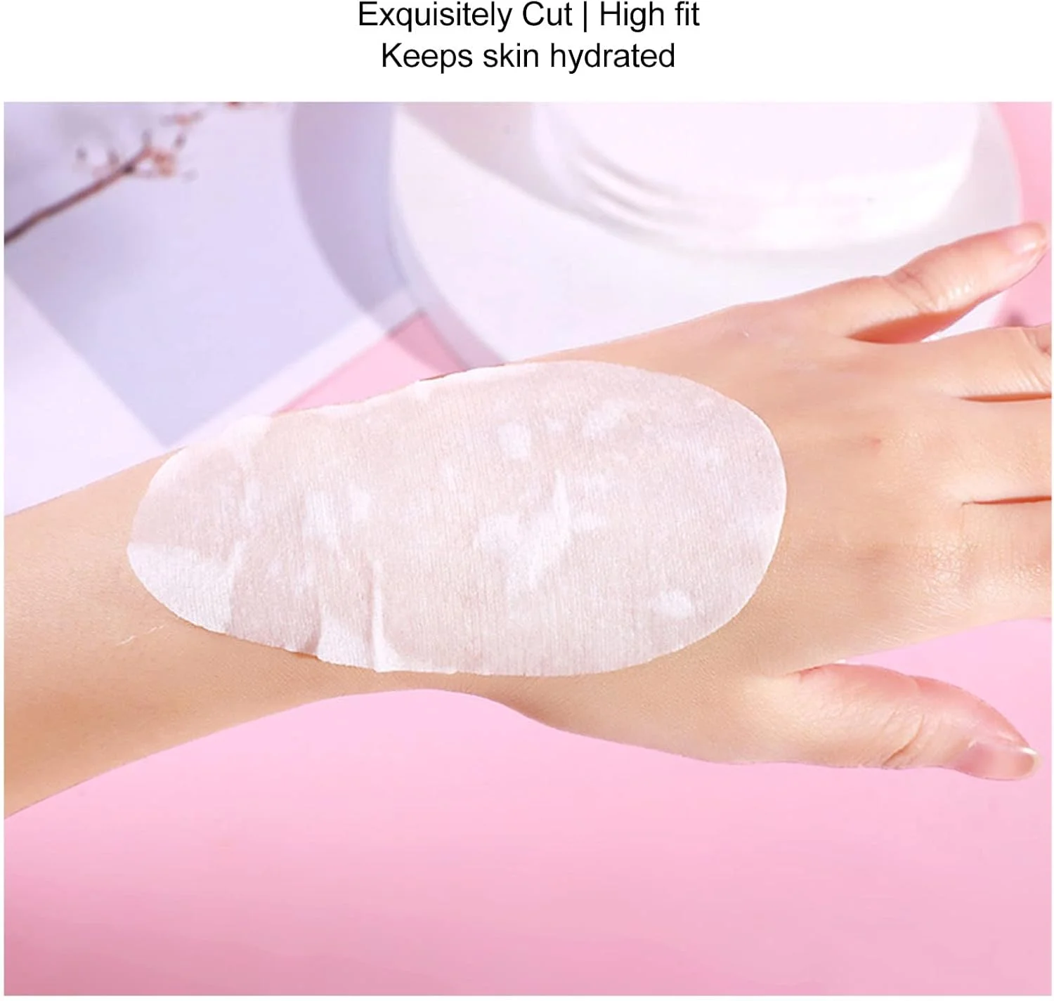 کاغذ ماسک چشم، 400 عدد کاغذ پنبه ای خشک، پد پنبه ای چشم برای مراقبت از پوست مرطوب کننده، اکستنشن مژه، ابزار مراقبت از چشم سالن خانگی