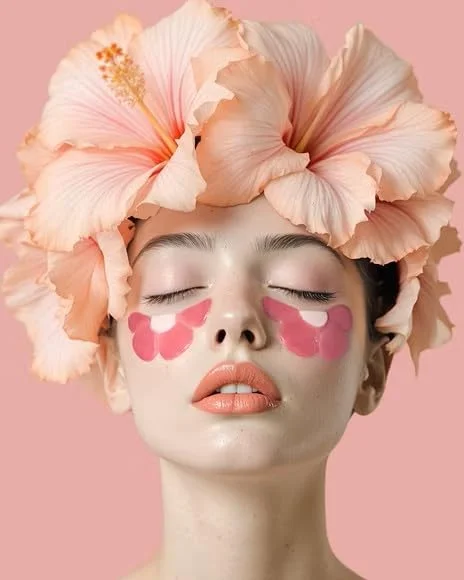 پد ماسک چشم هیبیسکوس هیپنوتیک YEAUTY - پدهای چشم با گل هیبیسکوس و اسید هیالورونیک نسخه محدود - 1 جفت