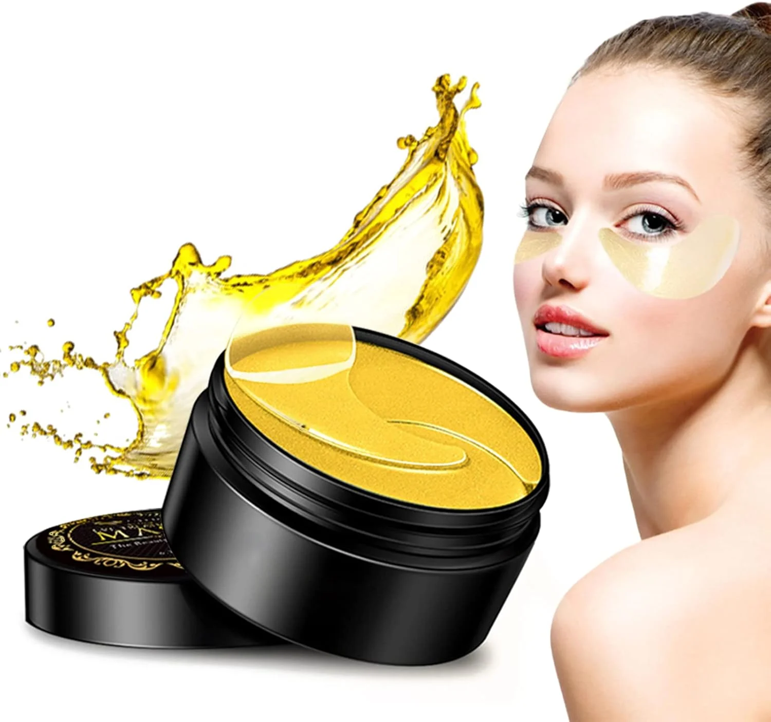 ماسک چشم کریستالی، 60 عدد پچ کلاژن ضد پیری، ضد چروک، رفع تیرگی دور چشم، مرطوب کننده پوست ماسک چشم کریستالی، 60 عدد پچ کلاژن ضد پیری، ضد چروک، رفع تیرگی دور چشم، مرطوب کننده پوست