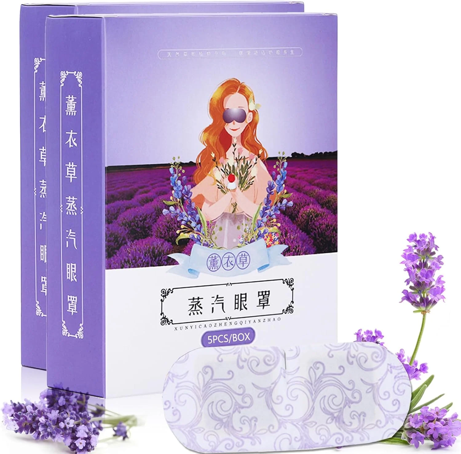 ماسک چشم گرمایشی، بسته 10 عددی ماسک چشم بخار اسطوخودوس، ماسک چشم خود گرم شونده برای خشکی و پف چشم، رفع خستگی چشم، ماسک چشم مرطوب کننده یکبار مصرف، هدیه ای عالی برای مردان و زنان